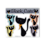 Magnet Variety Pack - Black Cats, 2" to 3.5" Tall Each