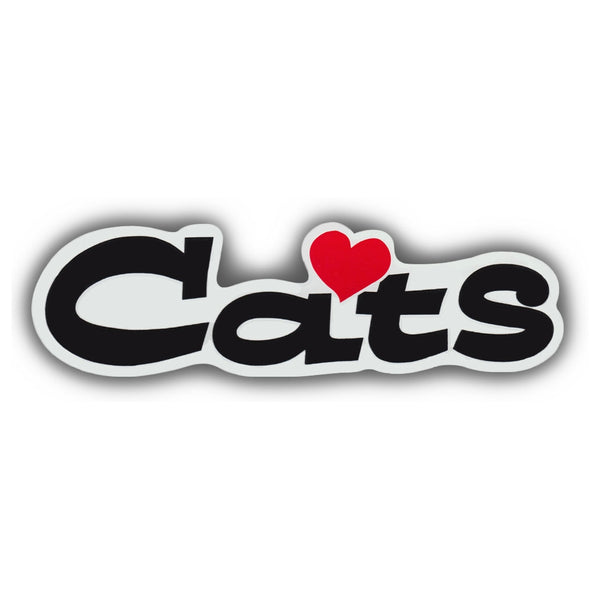 Word Magnet - Love Cats (2" x 7")