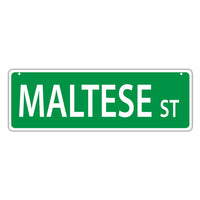 Novelty Street Sign - Maltese Street
