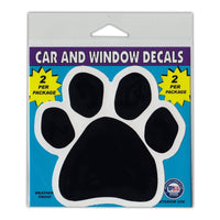 Window Decals (2-Pack) - Dog/Cat Paw (4.5" x 4.25")