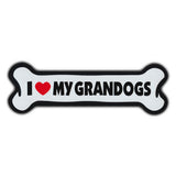 Giant Size Dog Bone Magnet - I Love My Grandogs