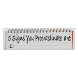 Bumper Sticker - 5 Signs You Procrastinate Are