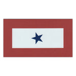 Magnet - Blue Star Service Flag, 1 Star (5.5" x 3")
