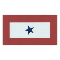 Magnet - Blue Star Service Flag, 1 Star (5.5" x 3")