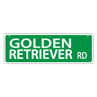 Street Sign - Golden Retriever Road