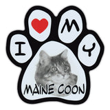 Picture Paw Magnet - I Love My Maine Coon