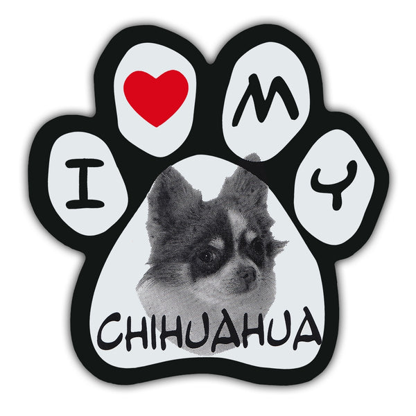 Picture Paw Magnet - I Love My Chihuahua