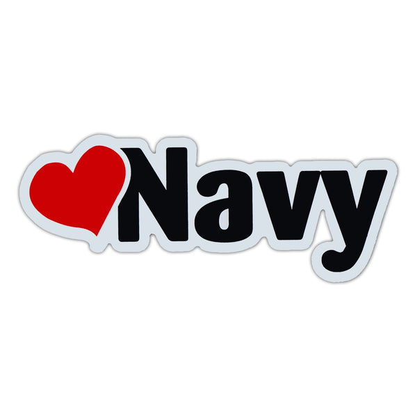 Word Magnet - Love Navy (2" x 7")