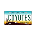 NHL Hockey License Plate Cover - Arizona Coyotes