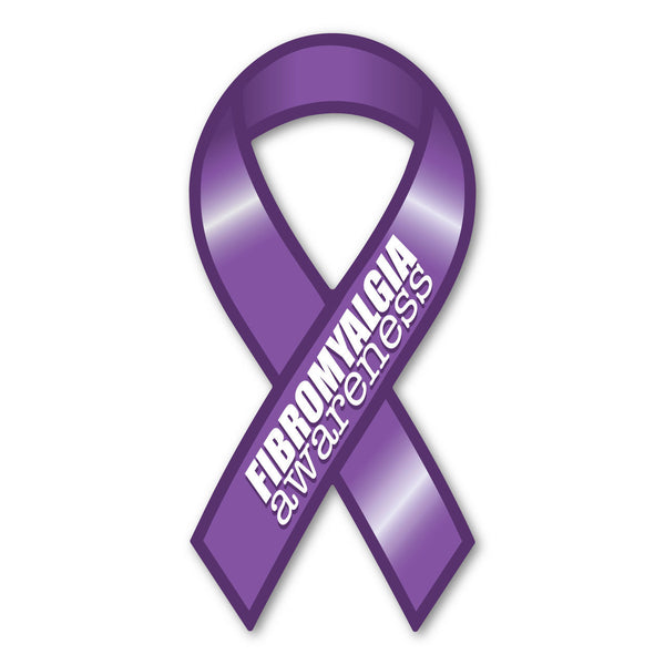 Ribbon Magnet - Fibromyalgia Awareness