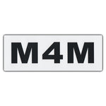 Bumper Sticker - M4M, Men For Men