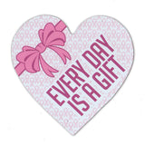 Magnet - Breast Cancer Support Heart (4.25" x 4.5")