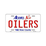 NHL Hockey License Plate Cover - Edmonton Oilers