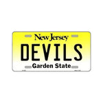 NHL Hockey License Plate Cover - New Jersey Devils
