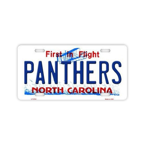 License Plate Cover - Carolina Panthers