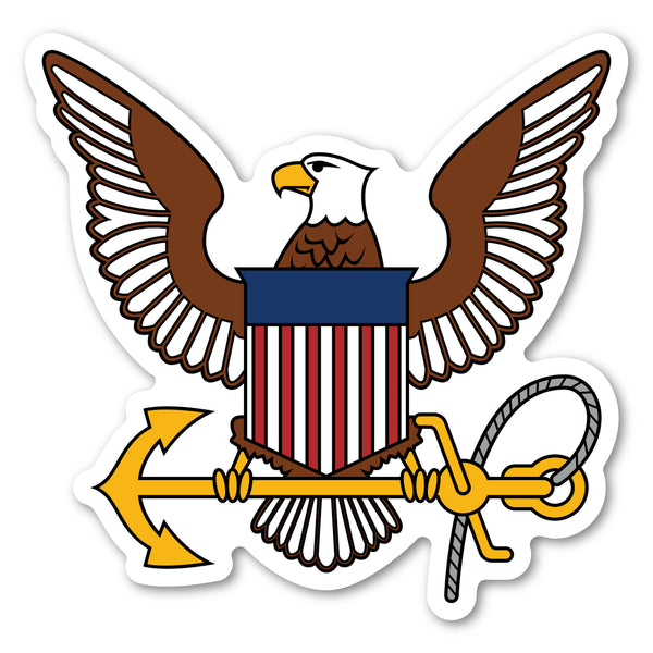 Magnet - United States Navy Logo Magnet (4.75" x 4.75")