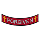Patch - Forgiven w/Crosses Bottom Rocker Patch 