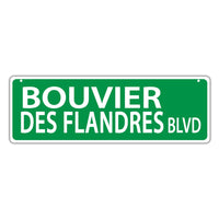 Street Sign - Bouvier des Flandres Blvd