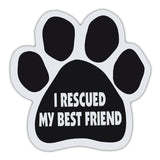 Paw Magnet - I Rescued My Best Friend