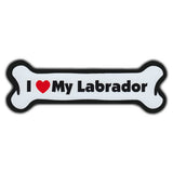 Dog Bone Magnet - I Love My Labrador