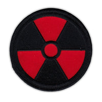 Patch - Radioactive Nuclear Symbol (Black, Red)
