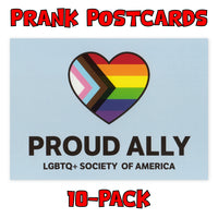 Prank Postcards (10-Pack, LGBTQ+ Society of America)