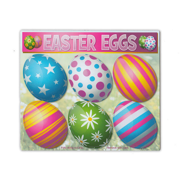 Magnet Variety Pack - Pastel Easter Eggs, 2" x 1.5" (Each Egg)