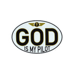 Magnet - God Is My Pilot (6" x 4")
