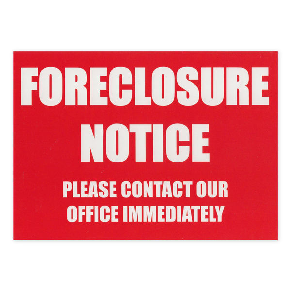 Prank Postcard (Fake Foreclosure Notice)