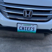 Lifestyle Image - Kansas City Chiefs License Plate on SUV
