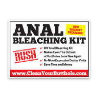 Anal Bleaching Kit Sticker