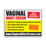 Vaginal Wart Cream Sticker